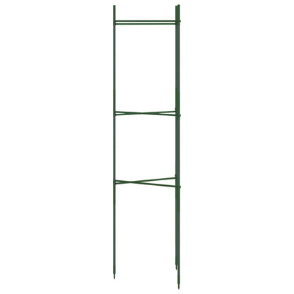 vidaXL Tomato Cages 8 pcs 116 cm Steel and PP