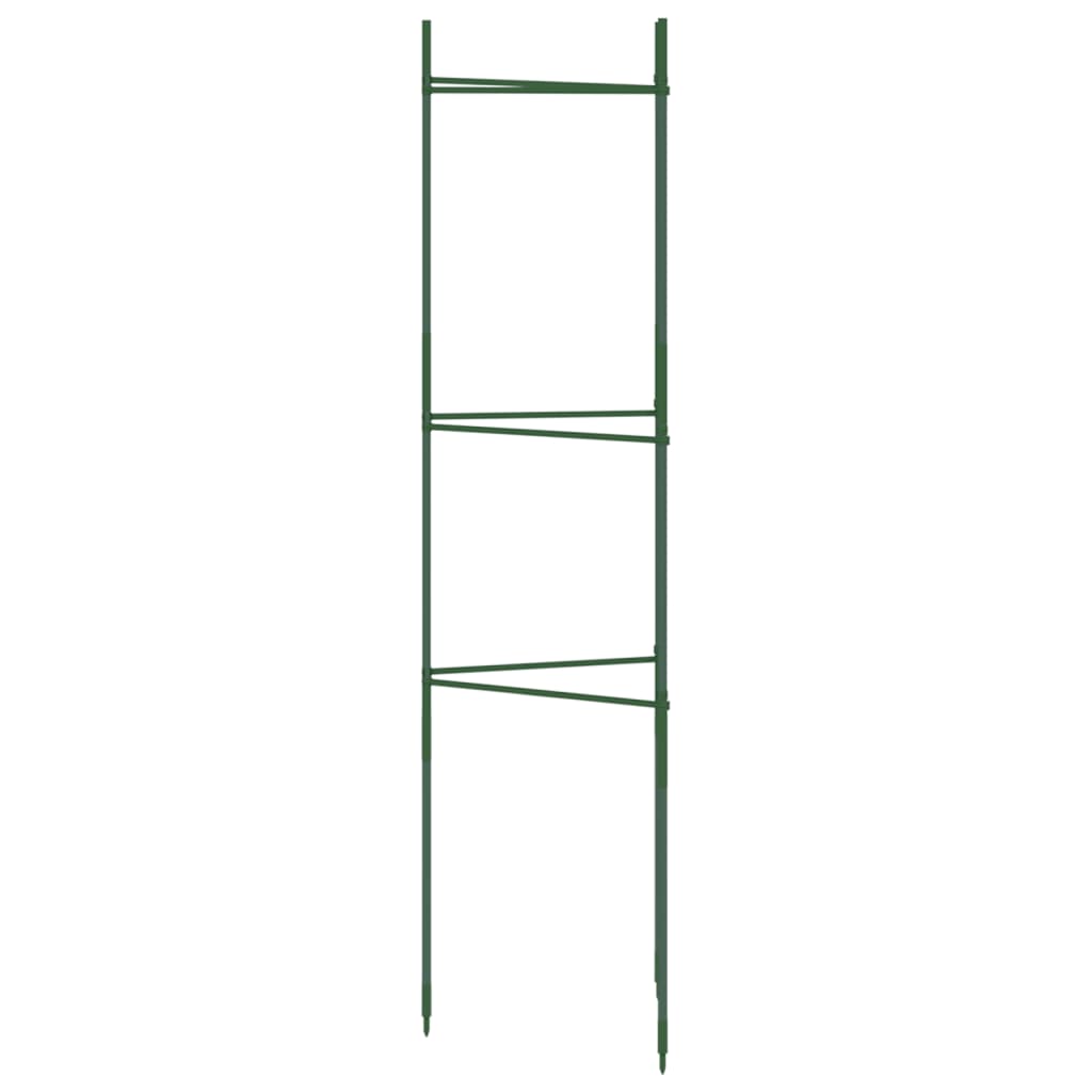 vidaXL Tomato Cages 8 pcs 116 cm Steel and PP