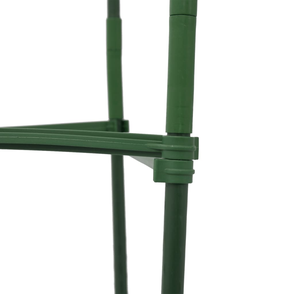 vidaXL Tomato Cages 8 pcs 116 cm Steel and PP