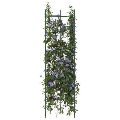 vidaXL Tomato Cages 8 pcs 116 cm Steel and PP