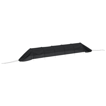 vidaXL Netting Tunnels 2 pcs Black Steel and Polyethylene