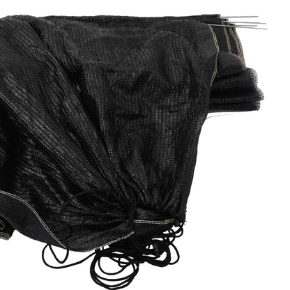 vidaXL Netting Tunnels 2 pcs Black Steel and Polyethylene