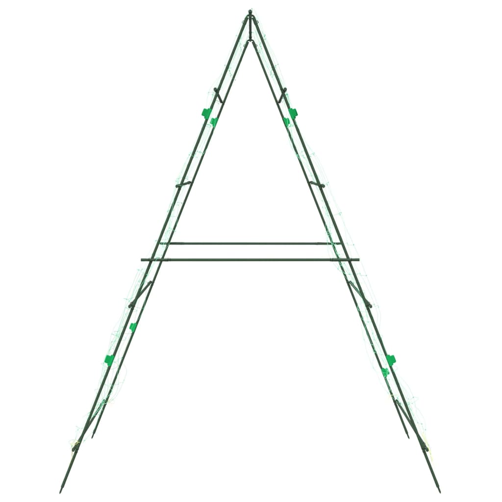 vidaXL Garden Trellises for Climbing Plants 2 pcs A-Frame Steel