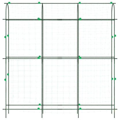vidaXL Garden Trellises for Climbing Plants 3 pcs U-Shape Steel