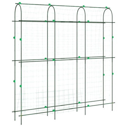 vidaXL Garden Trellises for Climbing Plants 3 pcs U-Shape Steel