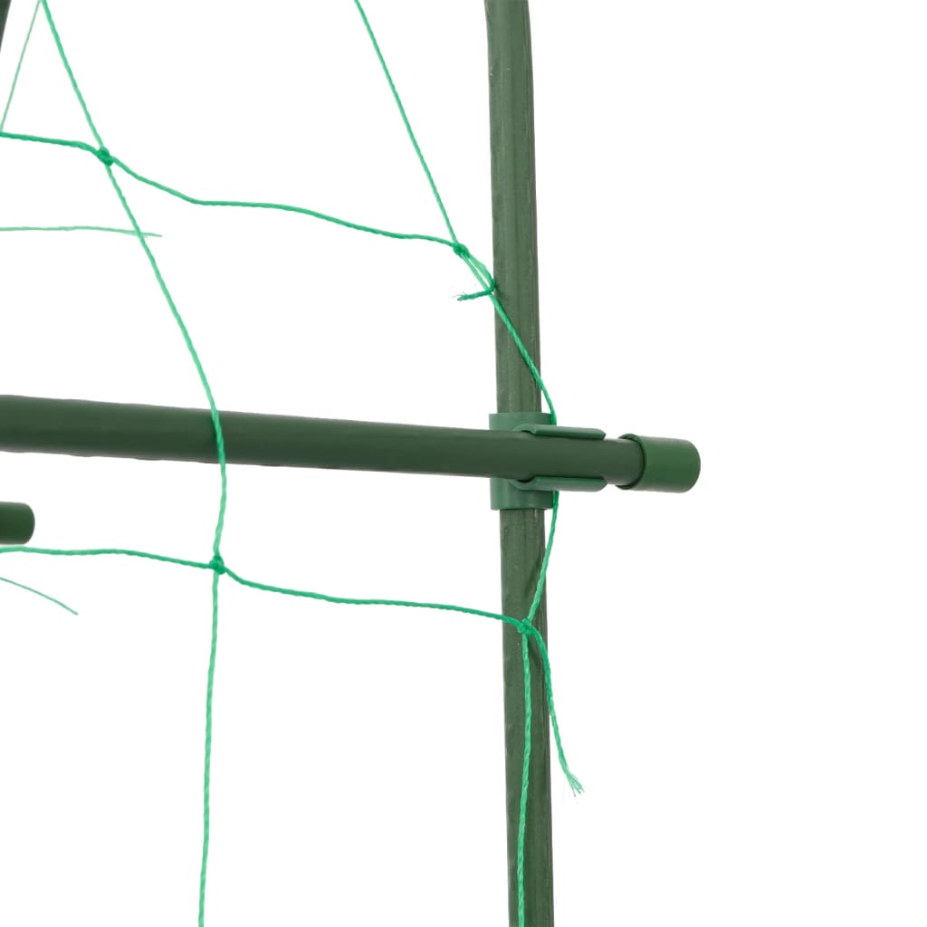 vidaXL Garden Trellises for Climbing Plants 3 pcs U-Shape Steel