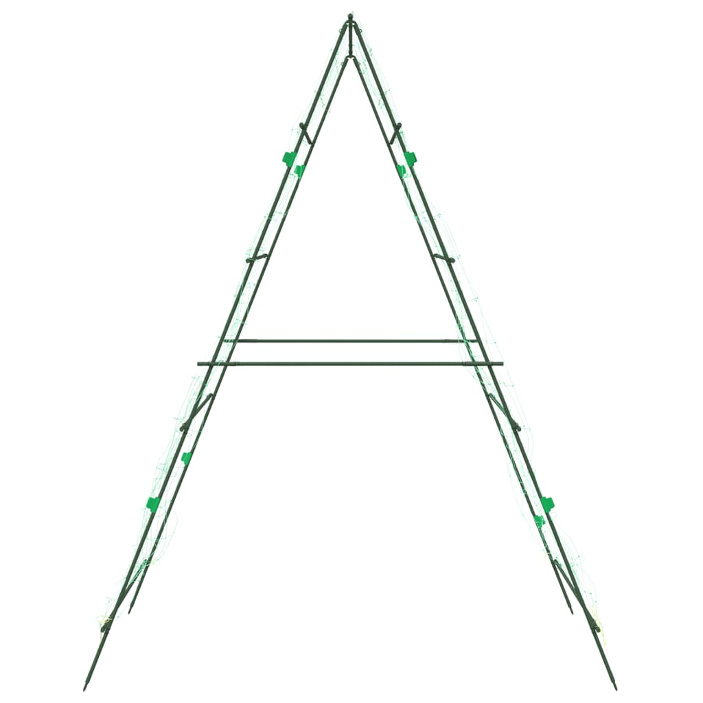 vidaXL Garden Trellises for Climbing Plants 4 pcs A-Frame Steel