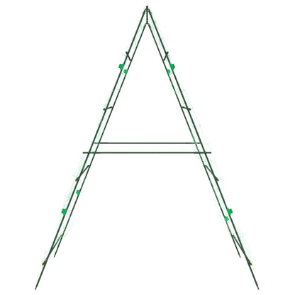 vidaXL Garden Trellises for Climbing Plants 4 pcs A-Frame Steel