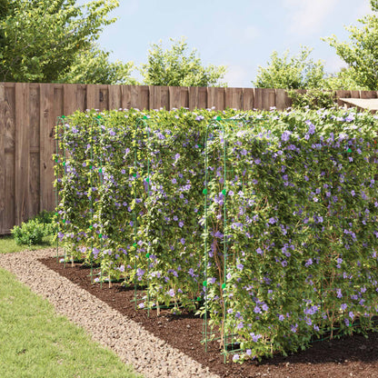 vidaXL Garden Trellises for Climbing Plants 4 pcs U-Shape Steel