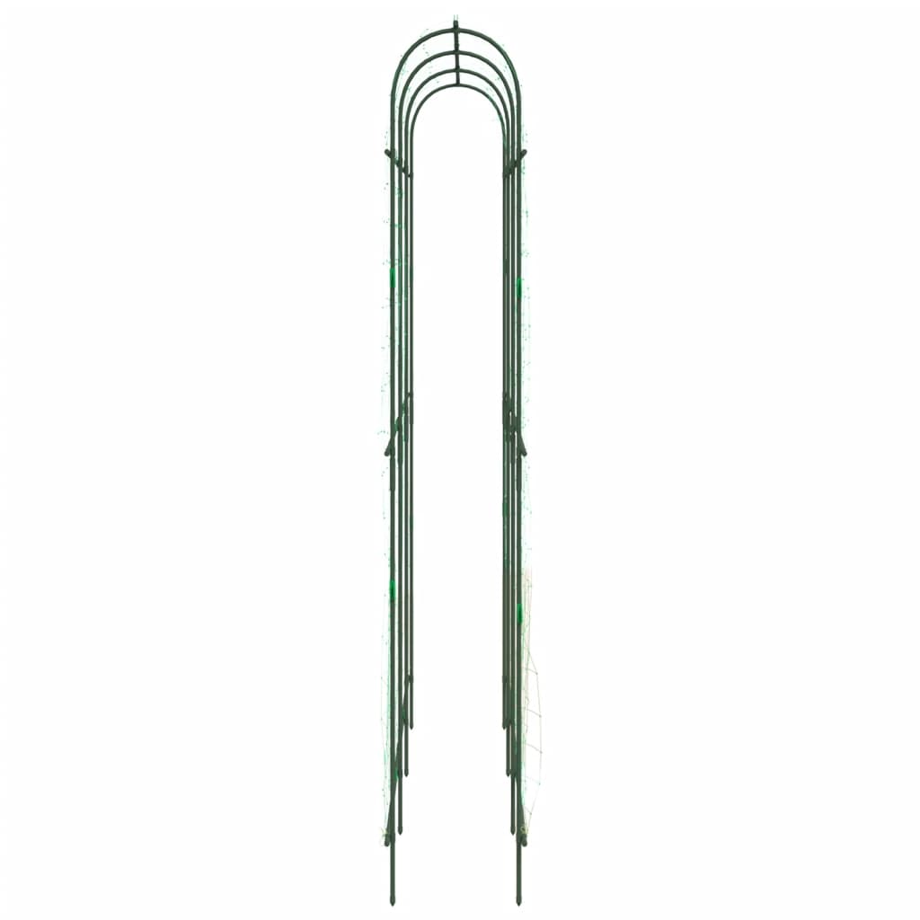 vidaXL Garden Trellises for Climbing Plants 4 pcs U-Shape Steel