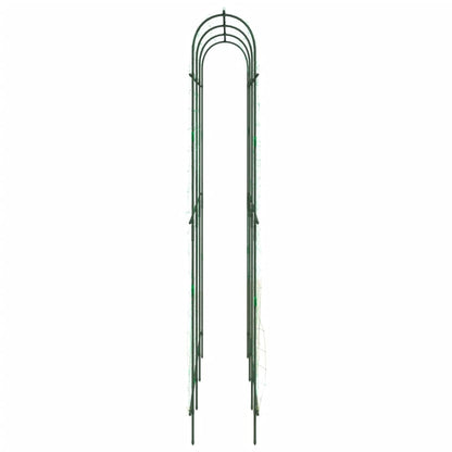 vidaXL Garden Trellises for Climbing Plants 4 pcs U-Shape Steel