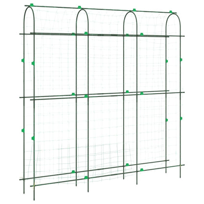 vidaXL Garden Trellises for Climbing Plants 4 pcs U-Shape Steel