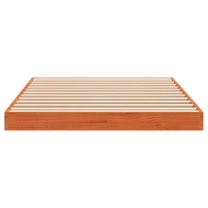 vidaXL Bed Frame | Wax brown | Solid Pine Wood | Single | Tough | Bed Frame