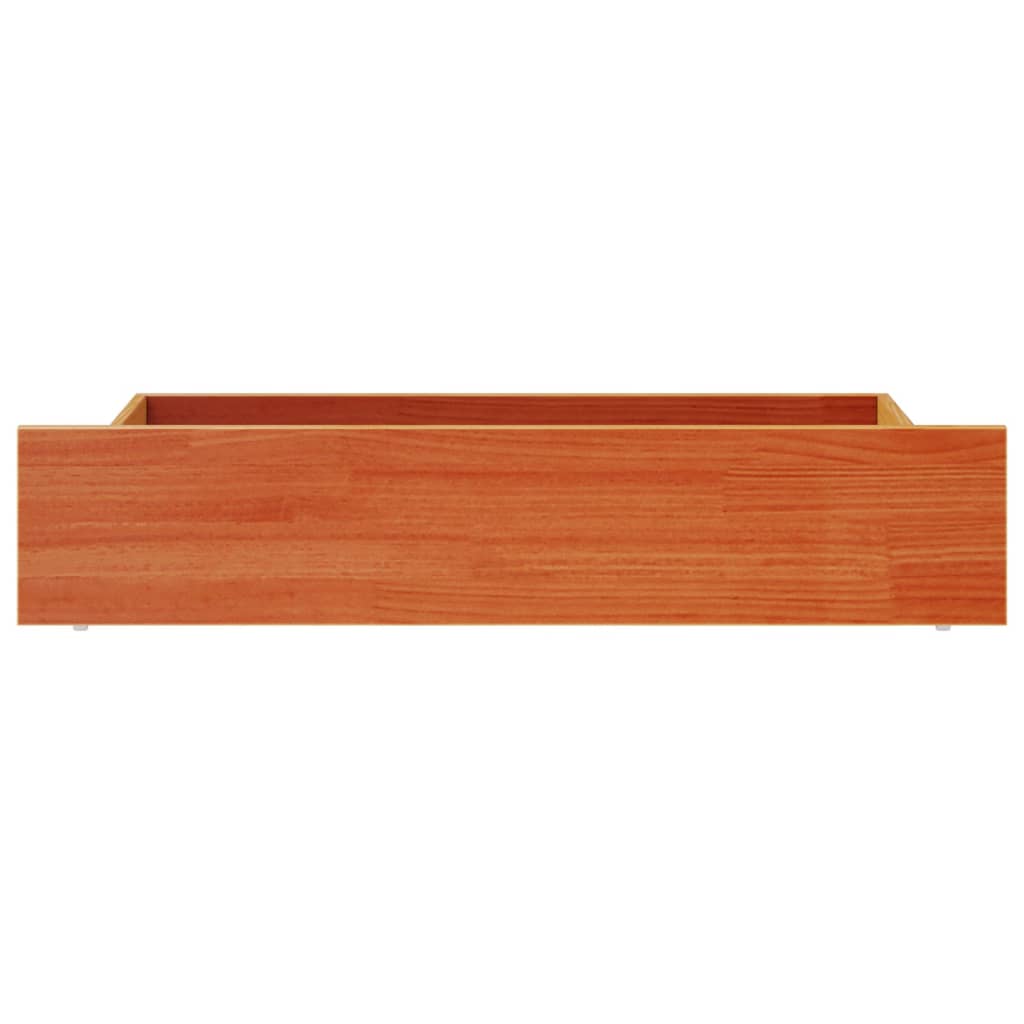 vidaXL Bed Drawers 4 pcs Wax Brown Solid Wood Pine