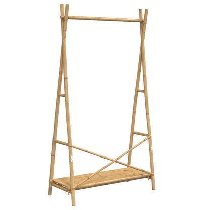 vidaXL Clothes Rack with Shelf 102x50x190 cm Bamboo