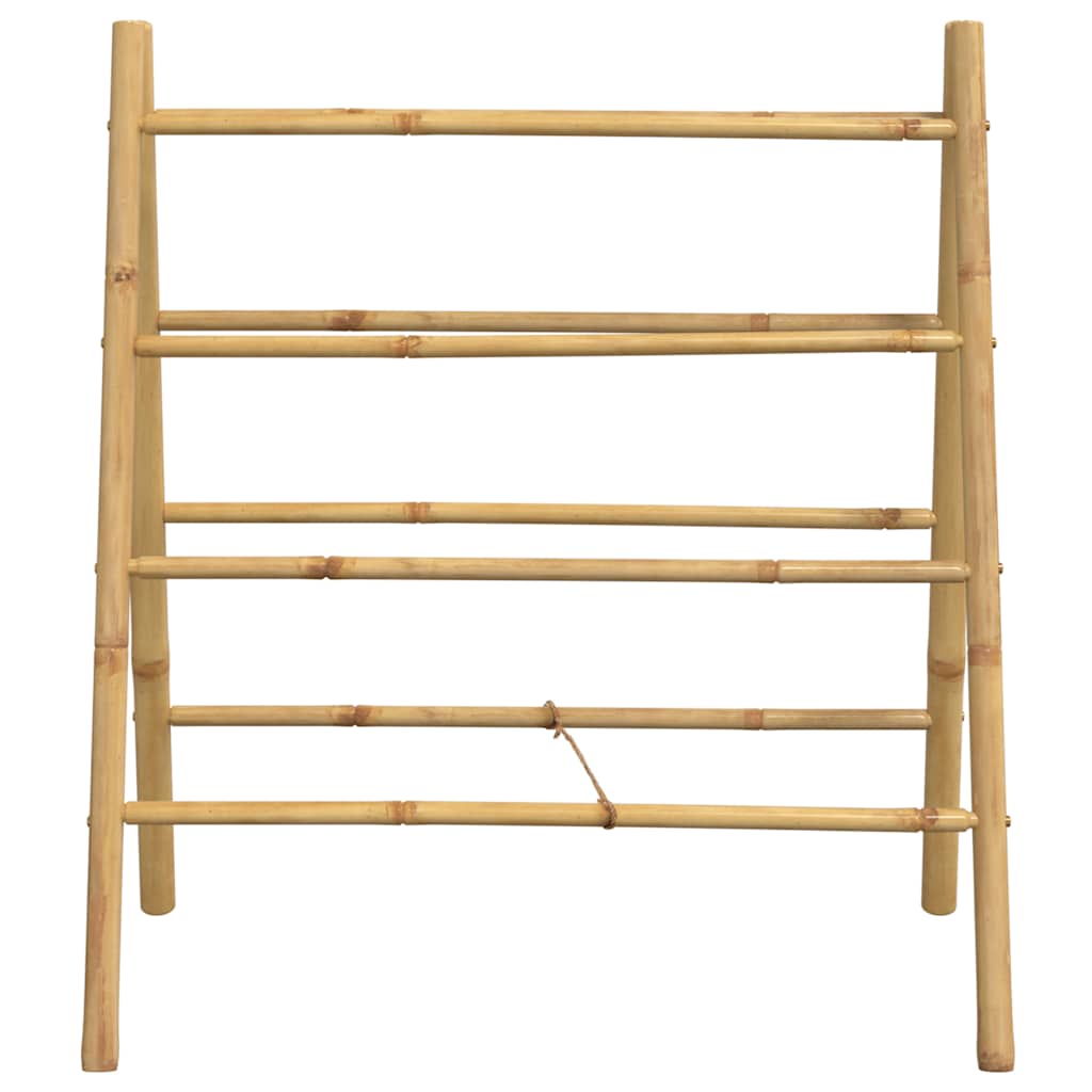 vidaXL Double Towel Ladder with 4 Rungs 90x50x100 cm Bamboo