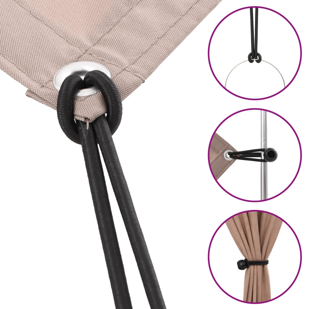 vidaXL Bungee Cords with Balls 50 pcs 21 x 0,5 cm