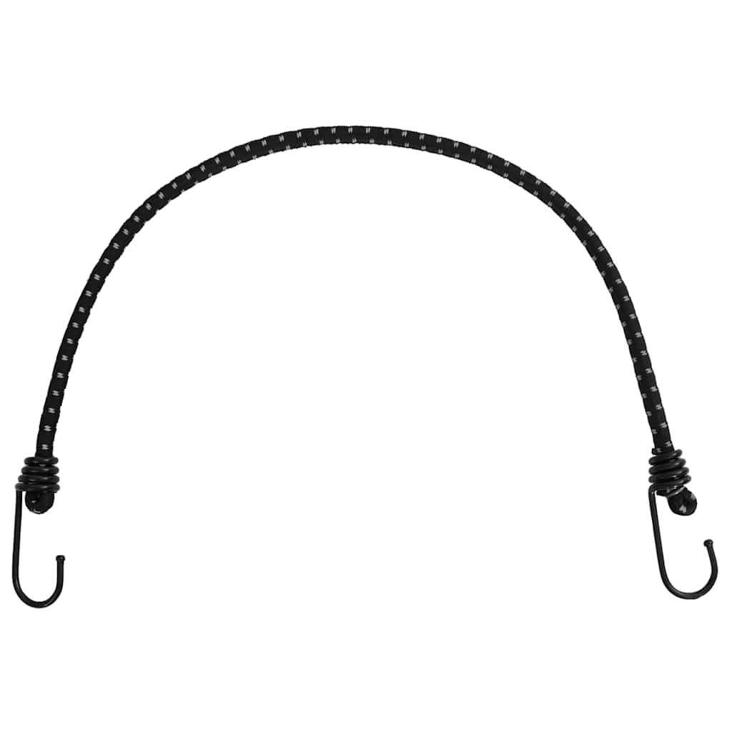 vidaXL Bungee Cords with Reflective Strips and Hooks 50 pcs 59 cm