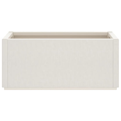 vidaXL Garden Planter White 80x36x35 cm PP