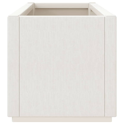 vidaXL Garden Planter White 80x36x35 cm PP
