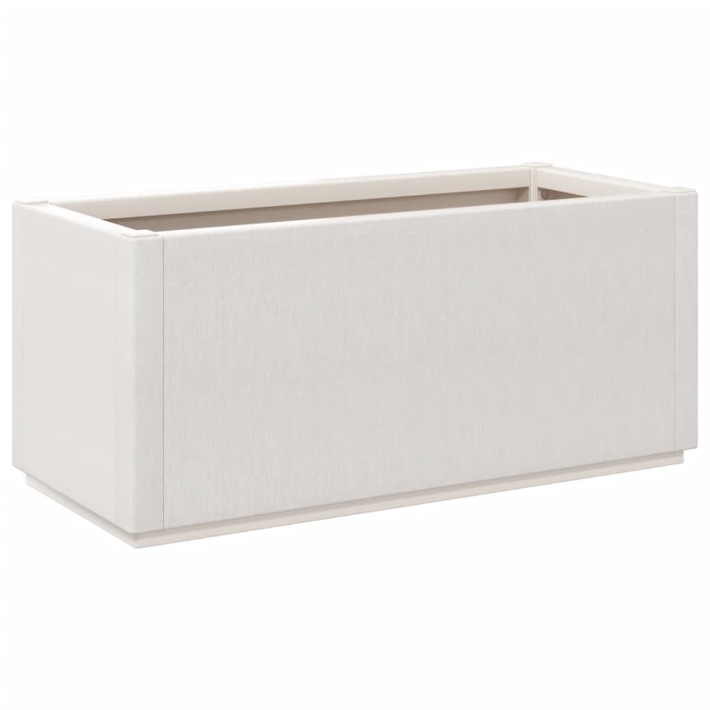 vidaXL Garden Planter White 80x36x35 cm PP