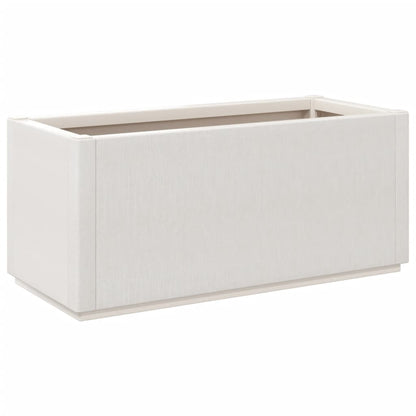 vidaXL Garden Planter White 80x36x35 cm PP