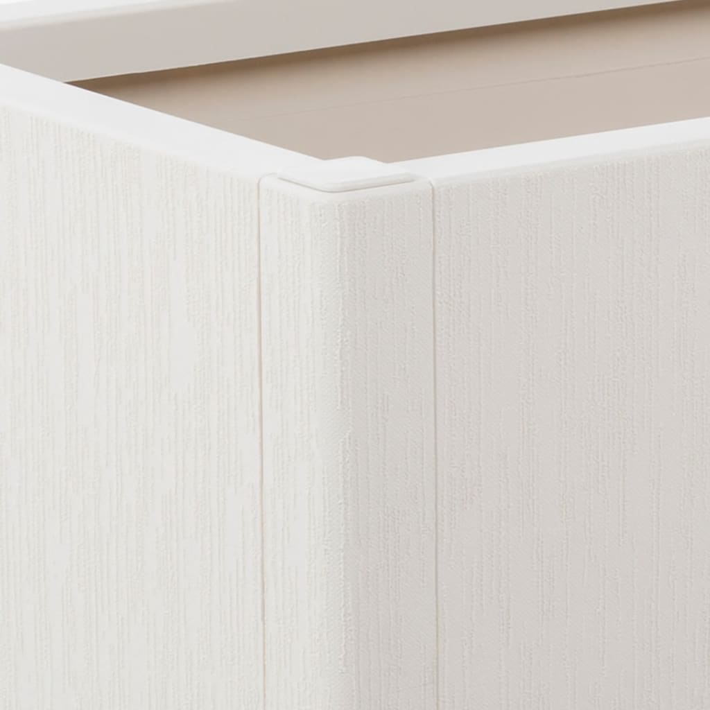 vidaXL Garden Planter White 80x36x35 cm PP