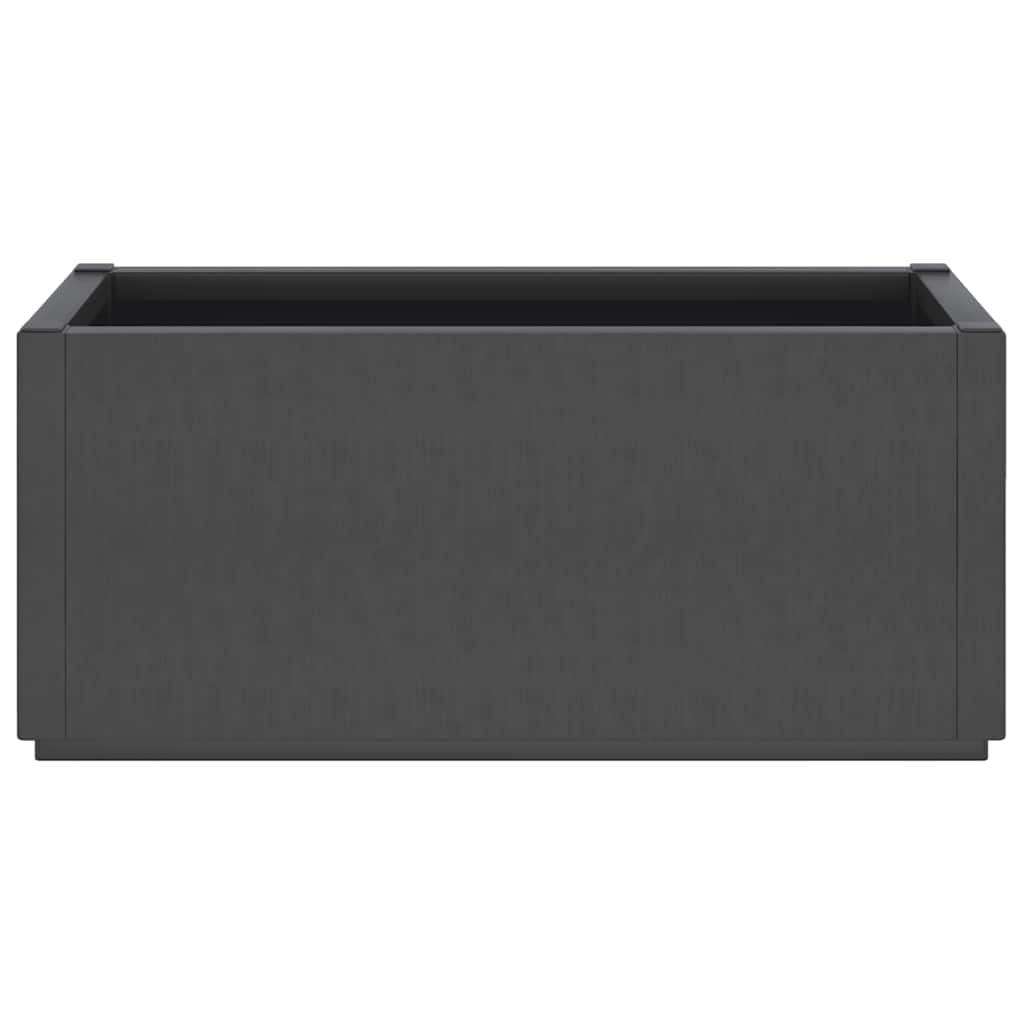 vidaXL Garden Planter Dark Grey 80x36x35 cm PP