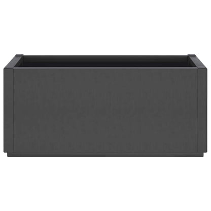 vidaXL Garden Planter Dark Grey 80x36x35 cm PP