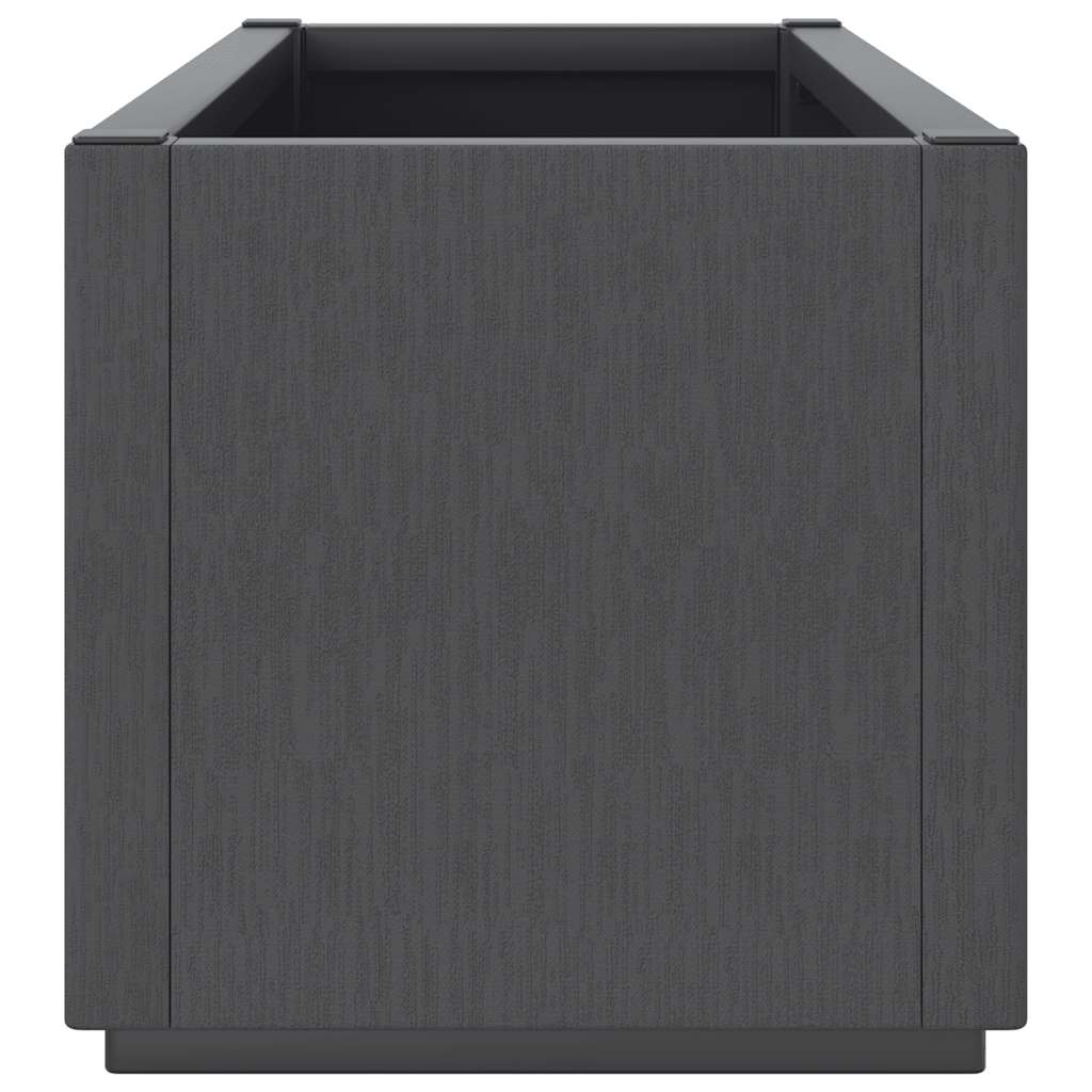 vidaXL Garden Planter Dark Grey 80x36x35 cm PP