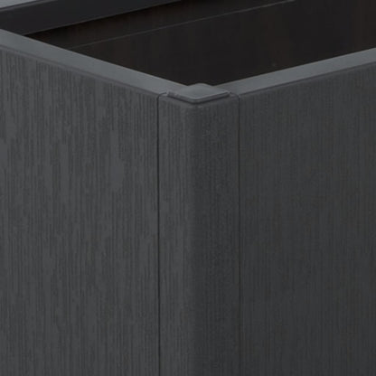 vidaXL Garden Planter with Trellis Dark Grey 80x36x140 cm PP