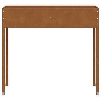 vidaXL Garden Planter 100.5x40.5x90 cm Weathering Steel