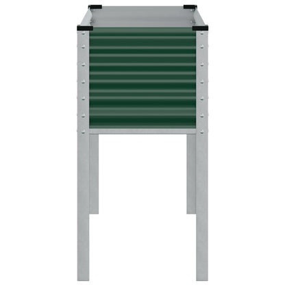 vidaXL Garden Planter Green 100x45x90 cm Steel