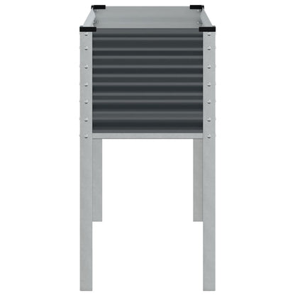 vidaXL Garden Planter Anthracite 100x45x90 cm Steel
