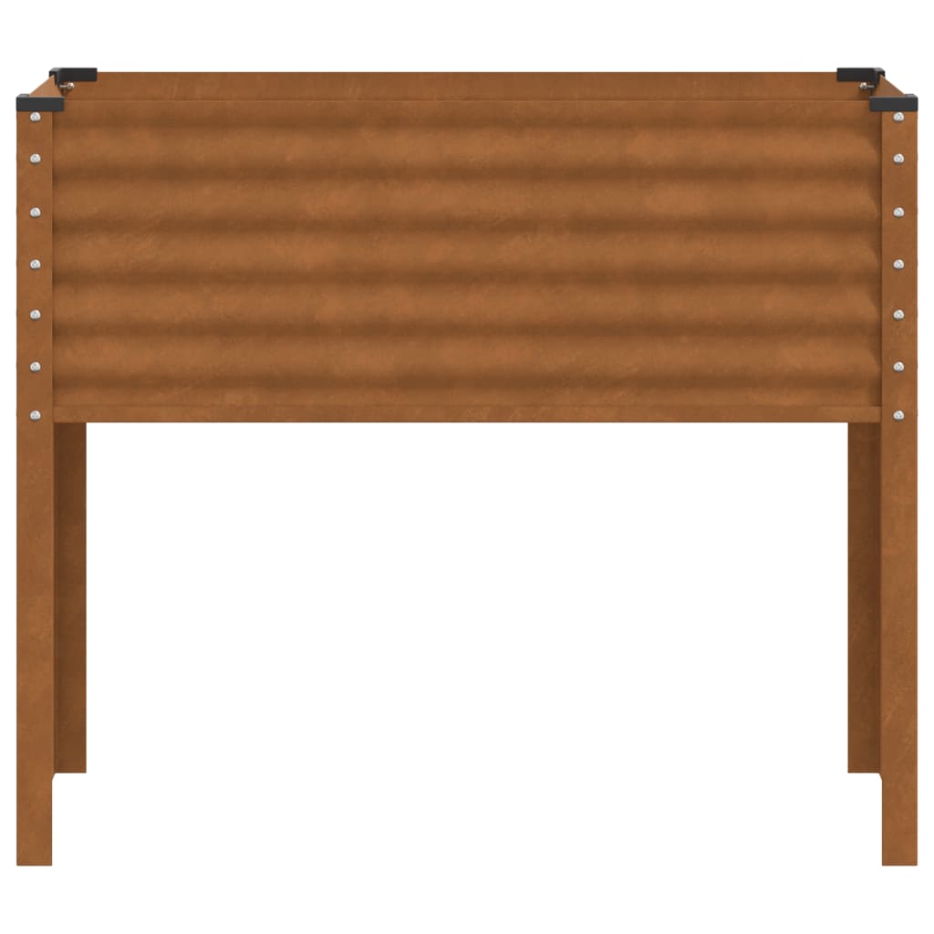 vidaXL Garden Planter 100x45x90 cm Weathering Steel