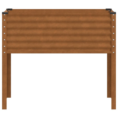 vidaXL Garden Planter 100x45x90 cm Weathering Steel