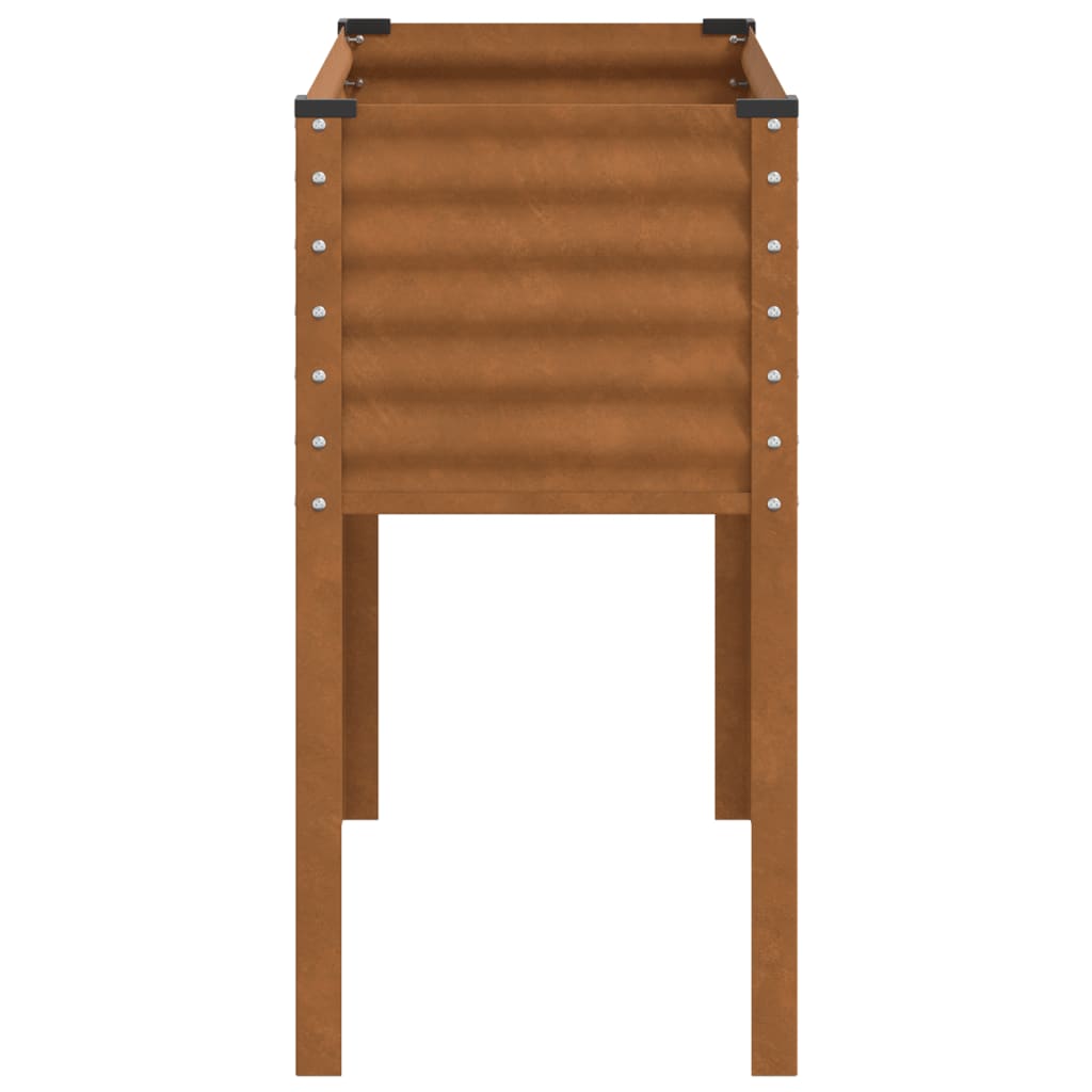 vidaXL Garden Planter 100x45x90 cm Weathering Steel