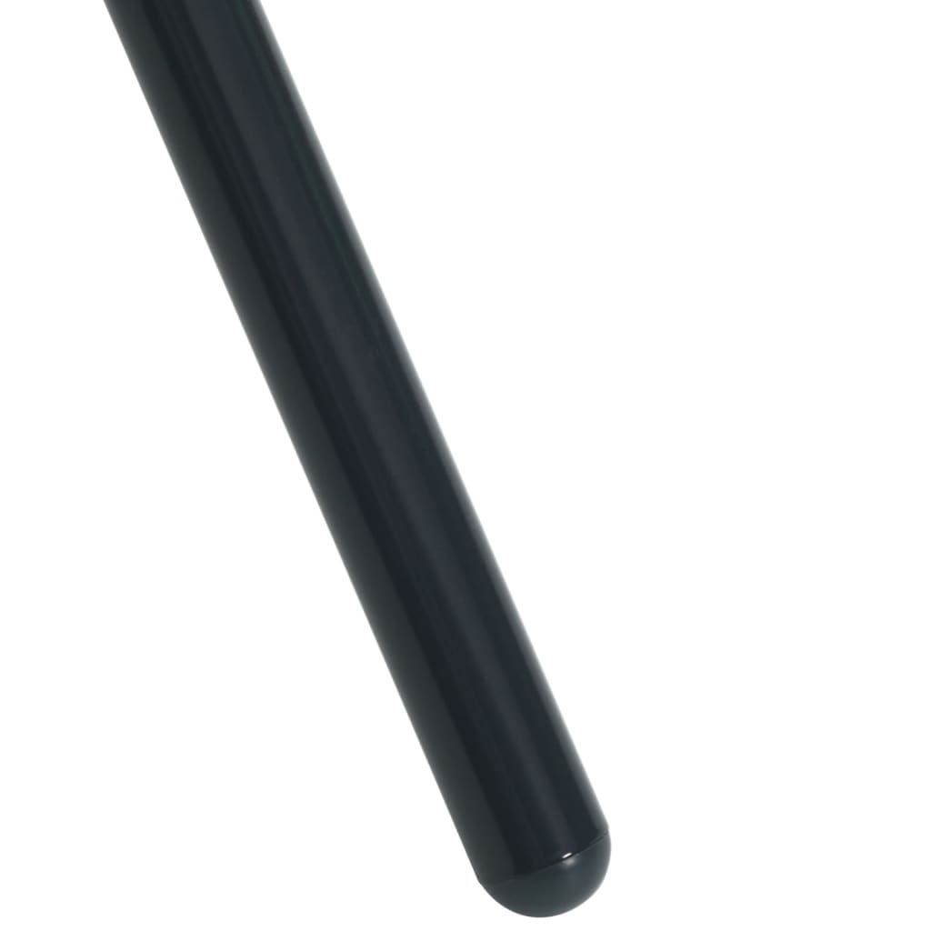 vidaXL Patio Table Round Anthracite Ø80x72.5 cm Powder-coated Steel