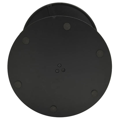 vidaXL Garden Table Round Black Ø60x105 cm Steel
