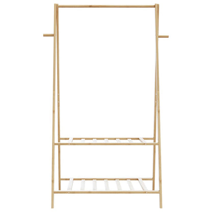 vidaXL Clothes Rack with Shelves 96x45.5x150.5 cm Bamboo