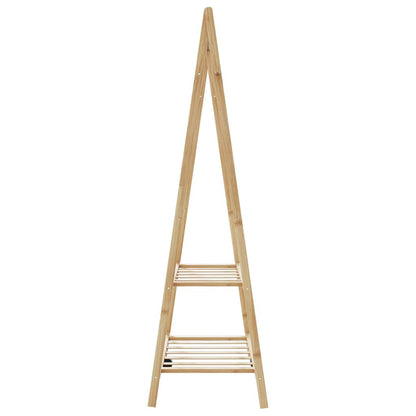 vidaXL Clothes Rack with Shelves 96x45.5x150.5 cm Bamboo
