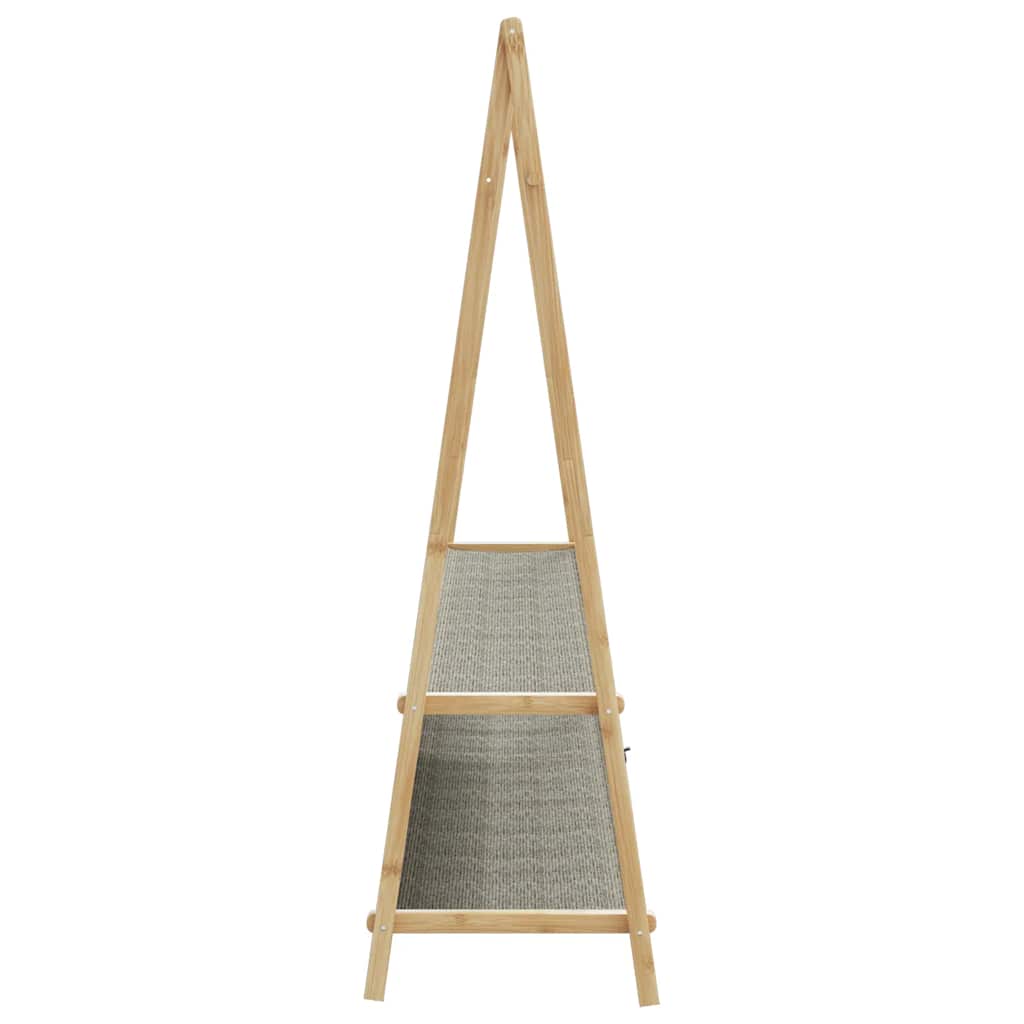 vidaXL Clothes Rack with Shelves 132x45.5x150.5 cm Bamboo