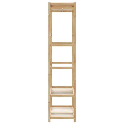 vidaXL Clothes Rack with Shelves 80x40x175 cm Bamboo