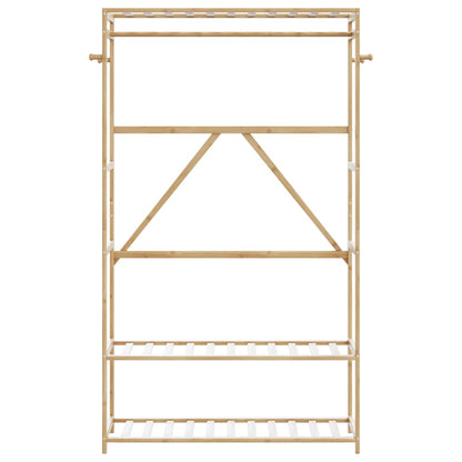 vidaXL Clothes Rack with Shelves 110x40x175 cm Bamboo