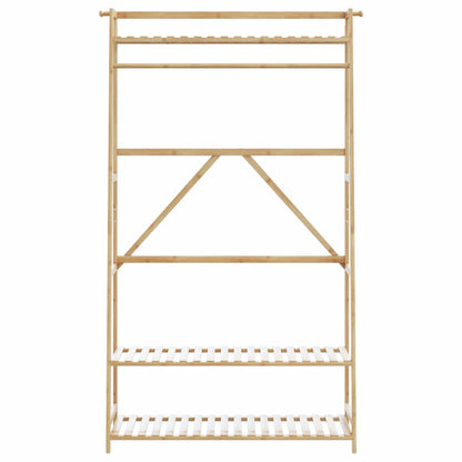 vidaXL Clothes Rack with Shelves 110x40x180 cm Bamboo