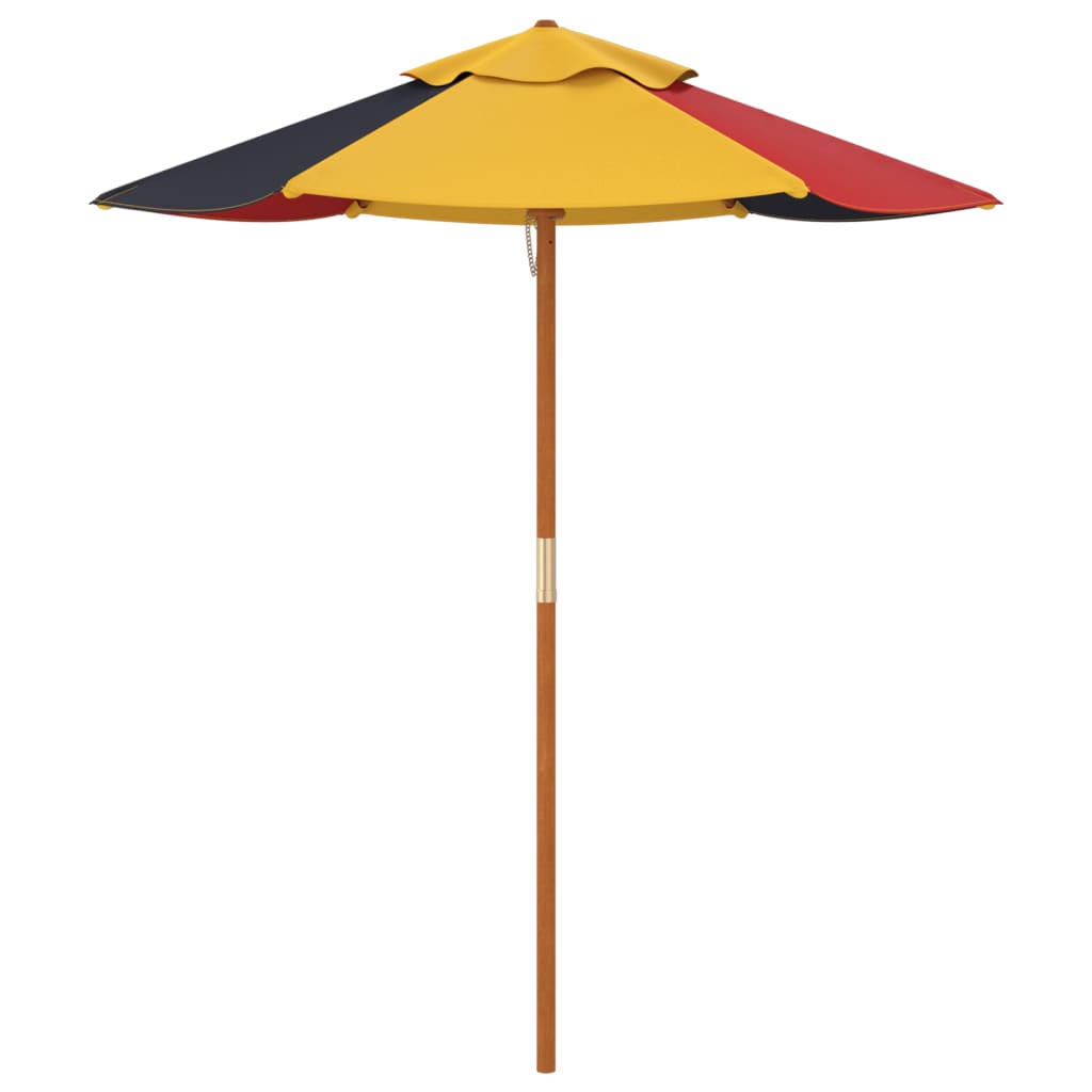 vidaXL Garden Umbrella for Kids with Wooden Pole Ø120x140 cm