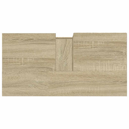 vidaXL Bathroom Cabinet Sonoma Oak 65x33x60 cm Engineered Wood