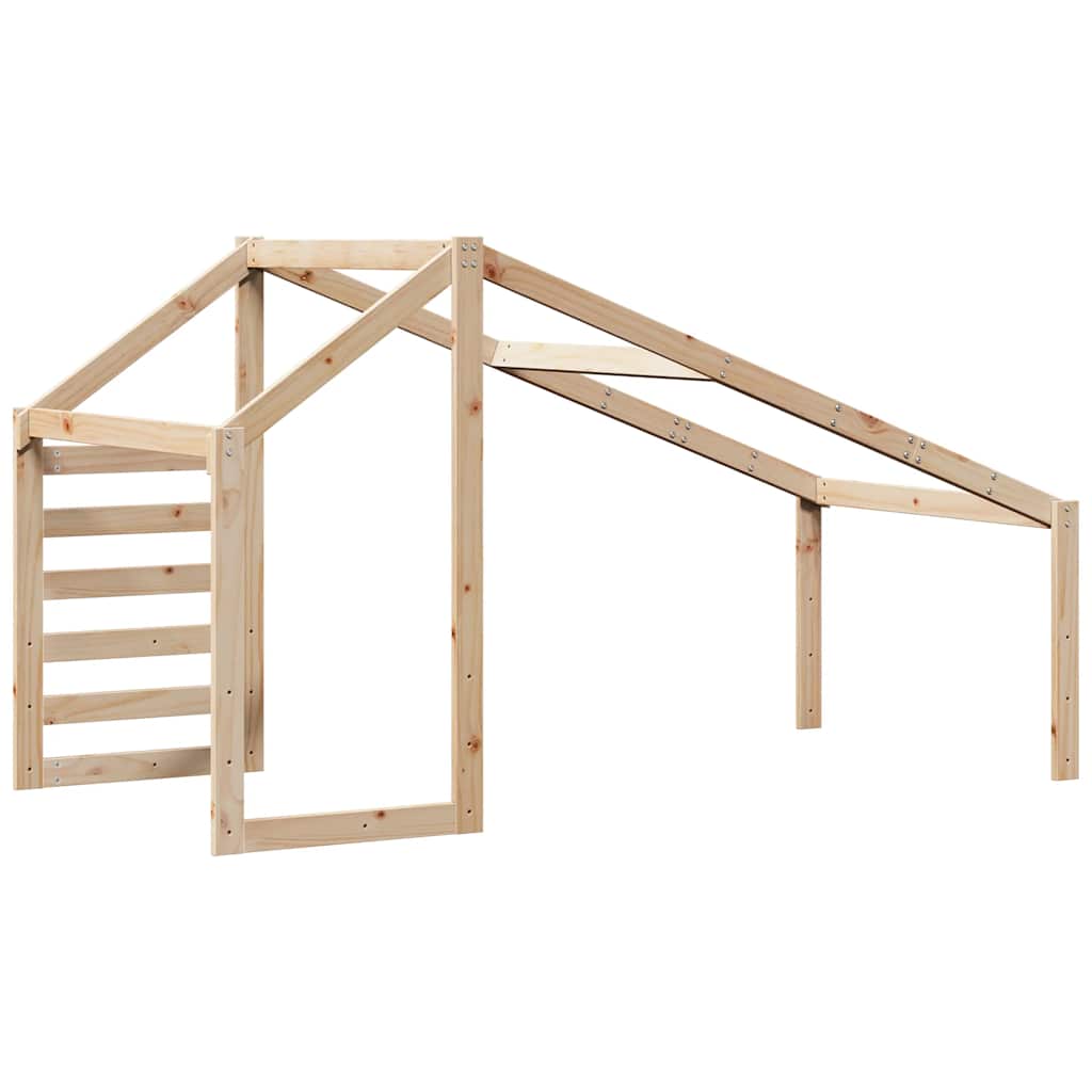 vidaXL Kids'Bed Roof 198x87x113 cm Solid Wood Pine