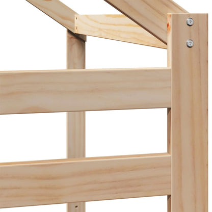 vidaXL Kids' Bed Roof 198x87x113 cm Solid Wood Pine