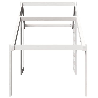 vidaXL Kids' Bed Roof White 198x87x113 cm Solid Wood Pine